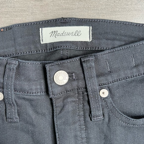 Madewell Black 9” High Rise Skinny Jeans Size 23 - Picture 6 of 9